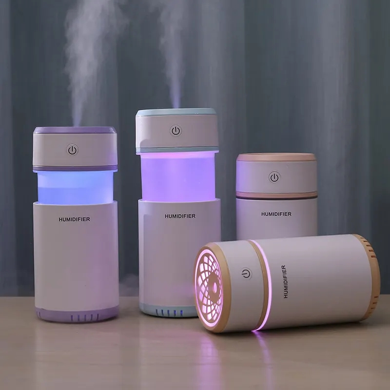 Car Smart Humidifier 7 LED Lights Ultrasonic Essential Oil Diffuser