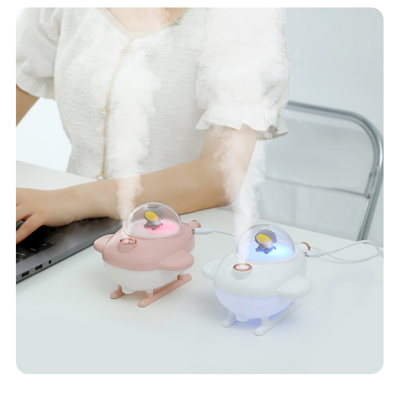 LED Night Light Ultrasonic 220ml Mini Car Cute Airplane Humidifier
