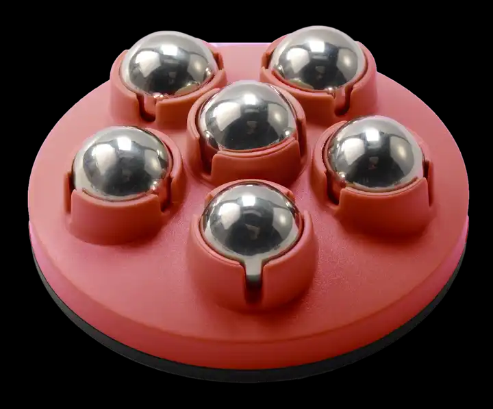 6 Stainless Steel Rolling Ball Foot Body Care Massage Tool