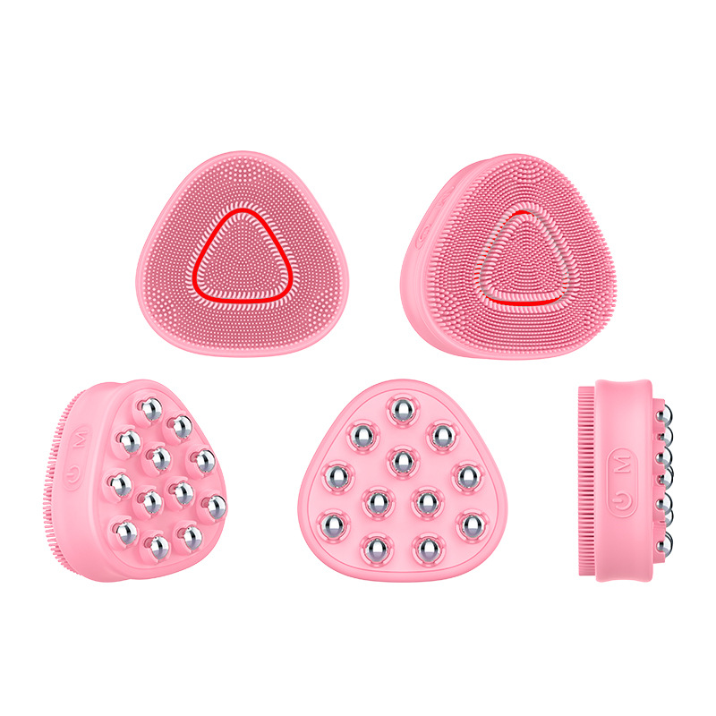 Mini Waterproof Led Light Skin Deep Pore Cleansing Silicone Brush