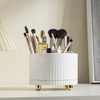 Home Dresser Desktop Rotating Eyeshadow Brush Lipstick Storage Container Makeup Brush Organizer