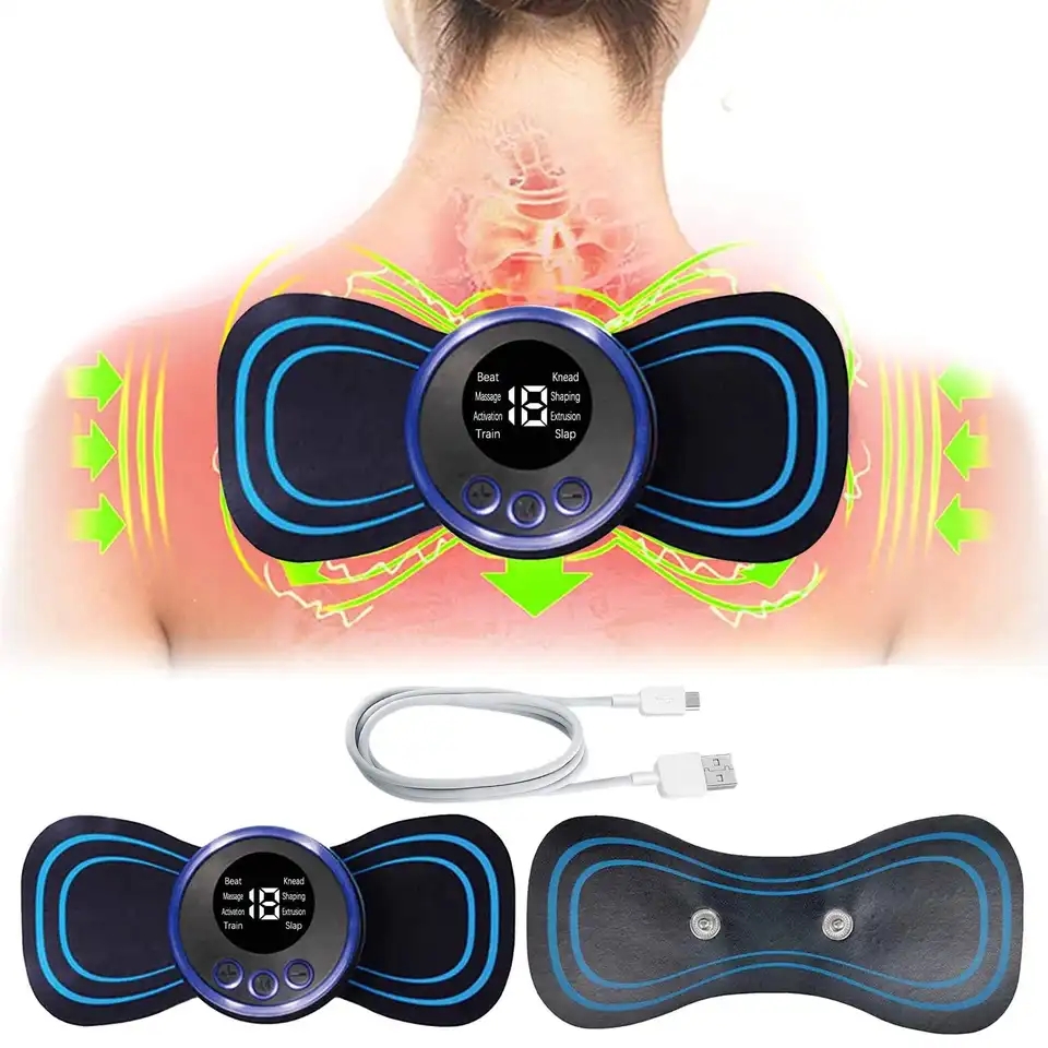 Mini Portable EMS Neck Massage Mat For Soothe Sore Muscles