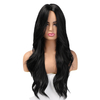 Wholesale Fashion Women Black High Temperature Long Curly Wig 