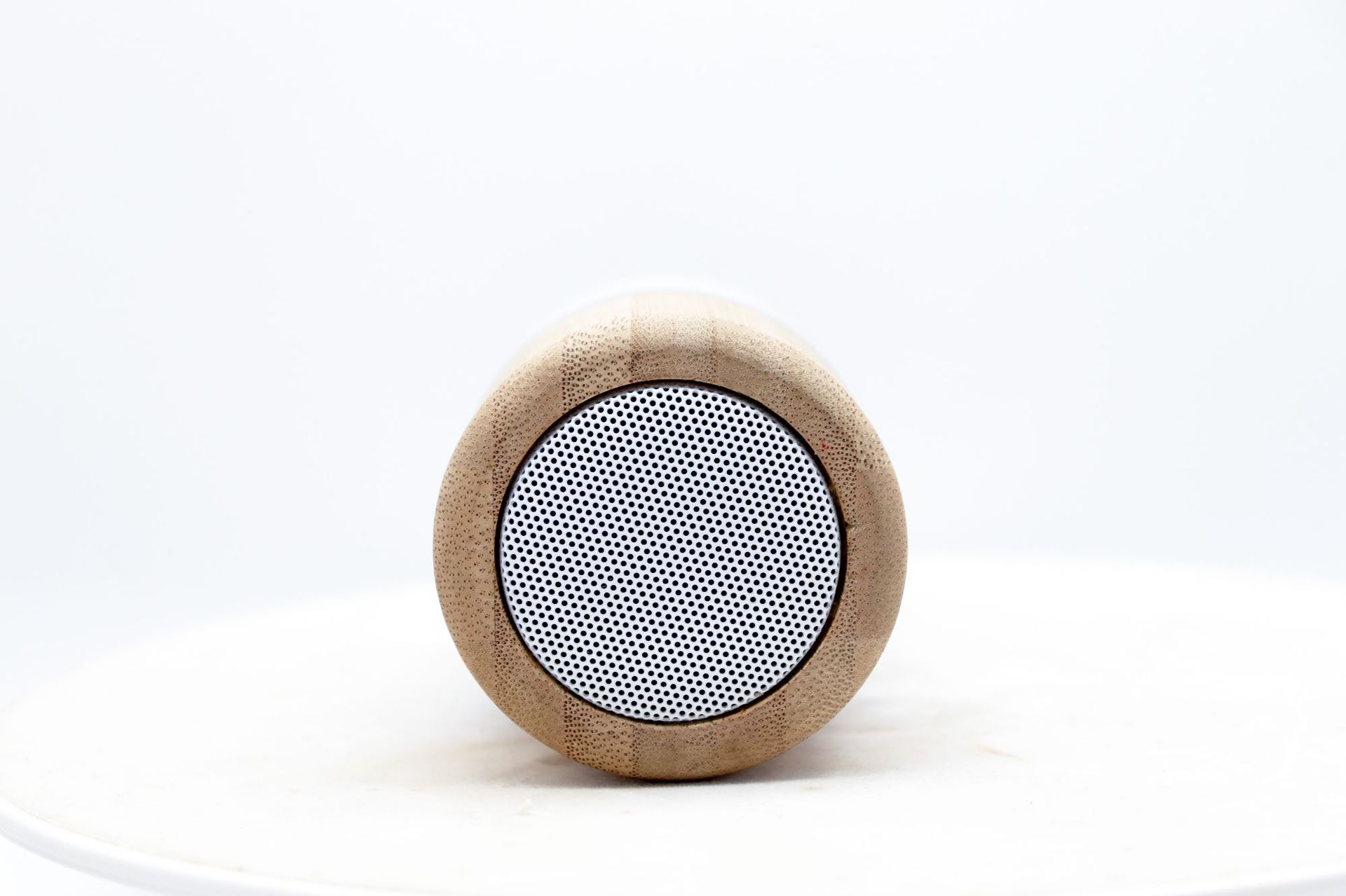 Wireless Mini RGB Running Light Bamboo Wood Bluetooth Speaker