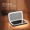 Portable Travel 2-Sided Handheld Fold LED Makeup Mirror with Light