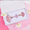 3D Rose Quartz Face Massager Jade Roller for Face Eyes