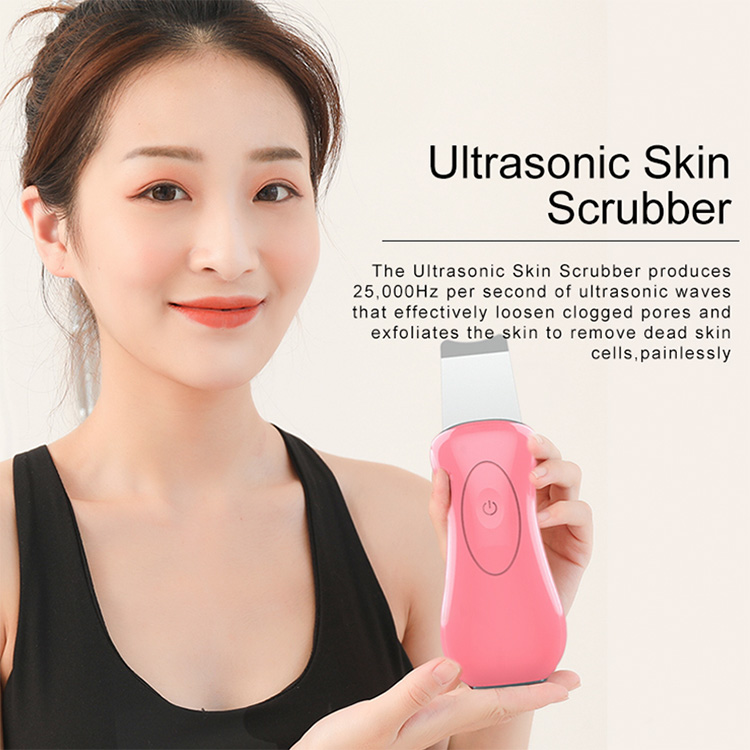 Portable Skin Care Product Ultrasonic Facial Blackhead Remover Skin Scrubber