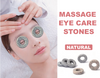 100% Marble Cooling Heat Stone Massage Eye Care Stone For Relaxing