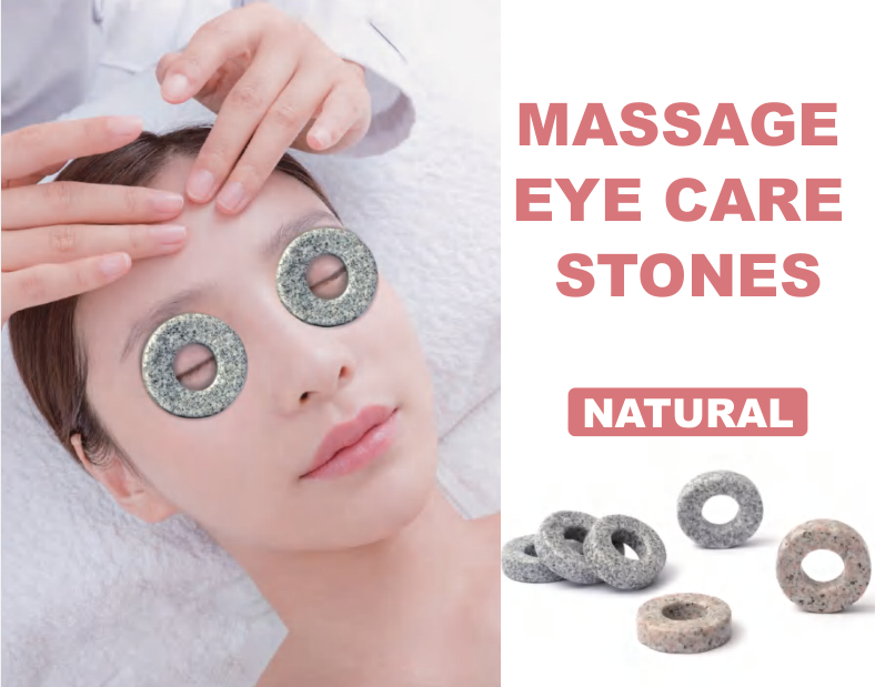 100% Marble Cooling Heat Stone Massage Eye Care Stone For Relaxing