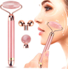 3D Electric Jade Gold Face Massager Energy Beauty Bar