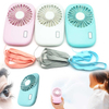 Lash Fan Mini Portable Air Cooling Blower Handheld Rechargeable Makeup Eyelashes Dryer Eyelash Fan