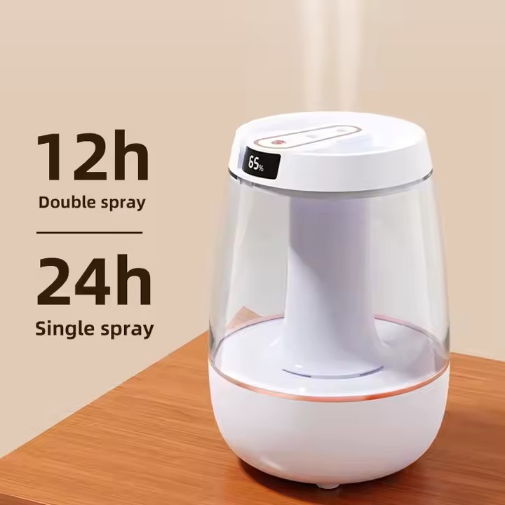 3L Large Capacity Cool Mist Mute Humidifier for Baby Room Bedroom