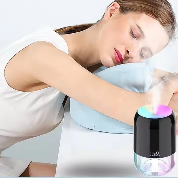 Desktop Dazzle 7 Colour LED Light Spray 300ml Car Air Humidifler