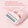 2 in 1 Home Use Rechargeable Lady Women Shaver Trimmer