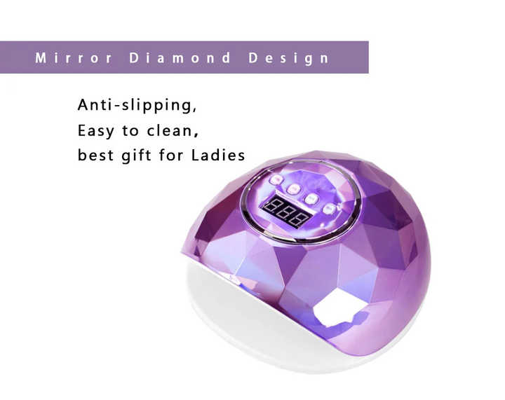 Portable 86W Gel Polish UV LED Nail Dryer Lamp Cordless