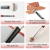 Double Sided Plastic Handle Makeup Brush Set for Face