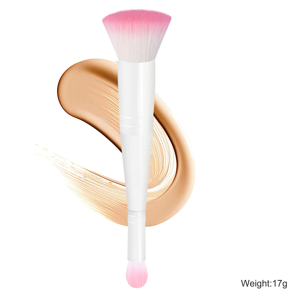 Single Double Flat Head Colorful Beauty Tools Makeup Powder Brush