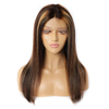 13x6x1T 10-24 inch Human Hair Curtain Wigs