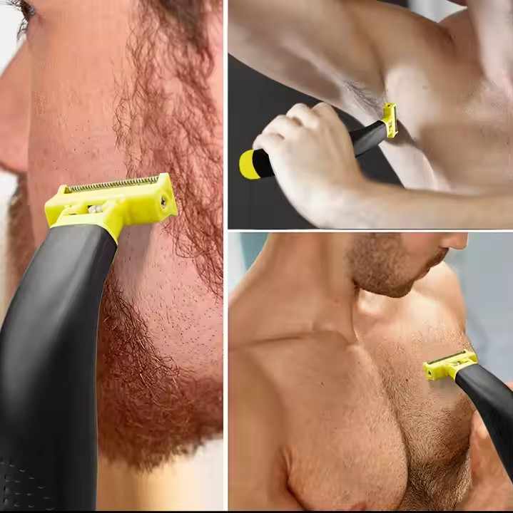 Waterproof Hair Removal Trimmer Shaver With Body Grooming 