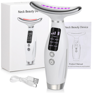 Skin Care Tool Seven Color Light Facial Massager Neck Beauty Instrument