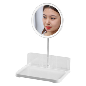 Smart Rechargeable LED Tabletop Makeup Mirror with Touch Control 