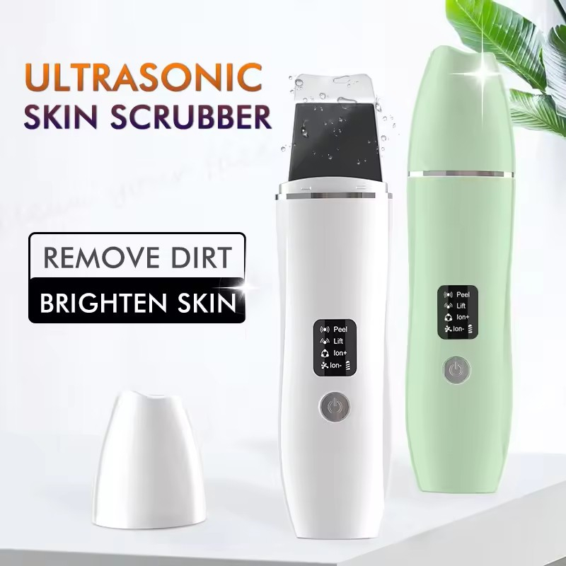 EMS Electric Ultrasonic Skin Face Scraper Pore Cleanser