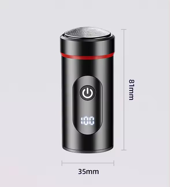 Wholesale Rechargeable Aluminum Digital Shaver with Rotating Six-blade Head