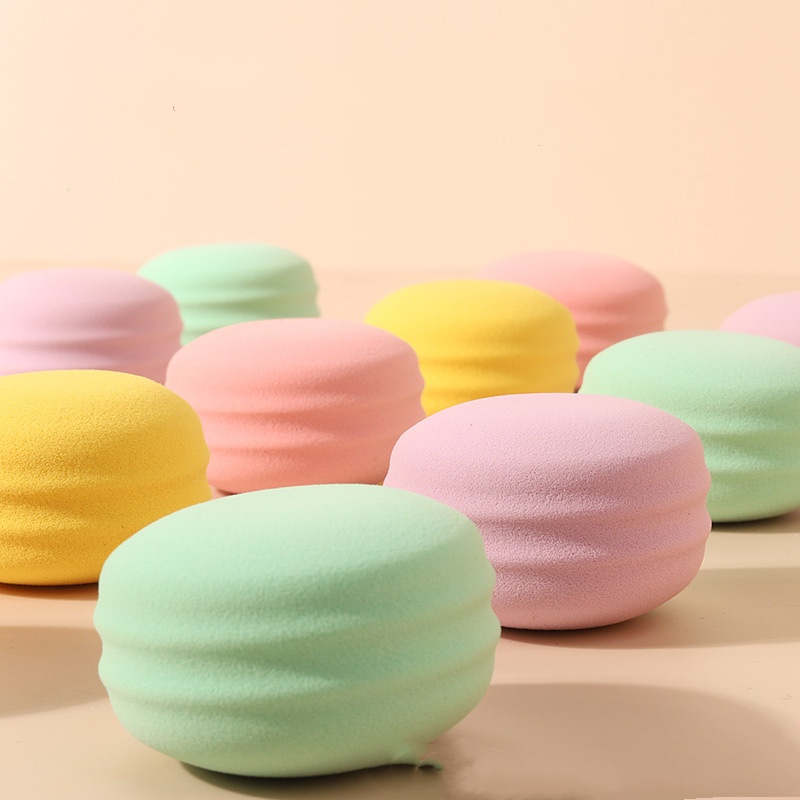 Wholesale powder puff Macaron Round Mini Beauty Eggs