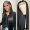 9A Straight Lace Front Wigs 150% Density Women Human Hair 