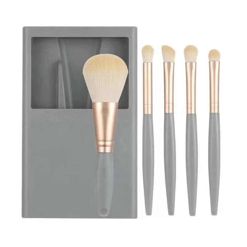 Wholesale OEM 5PCS Face Eye Shadow Beauty Travel Makeup brush Set