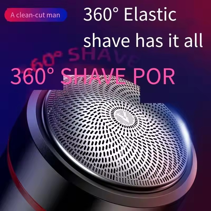 Wholesale Rechargeable Aluminum Digital Shaver with Rotating Six-blade Head