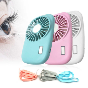 Lash Fan Mini Portable Air Cooling Blower Handheld Rechargeable Makeup Eyelashes Dryer Eyelash Fan