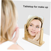 Promotional Desktop Home Bathroom Vanity Natural Women Makeup Mirror