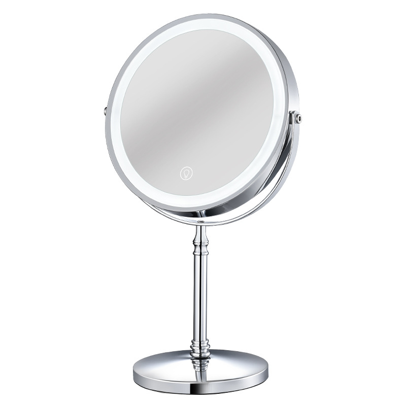 8 inch Double Sided 10X Magnifying LED Makeup Mirror 