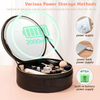 Round Travel Makeup Bag with Mirror of LED Lighted