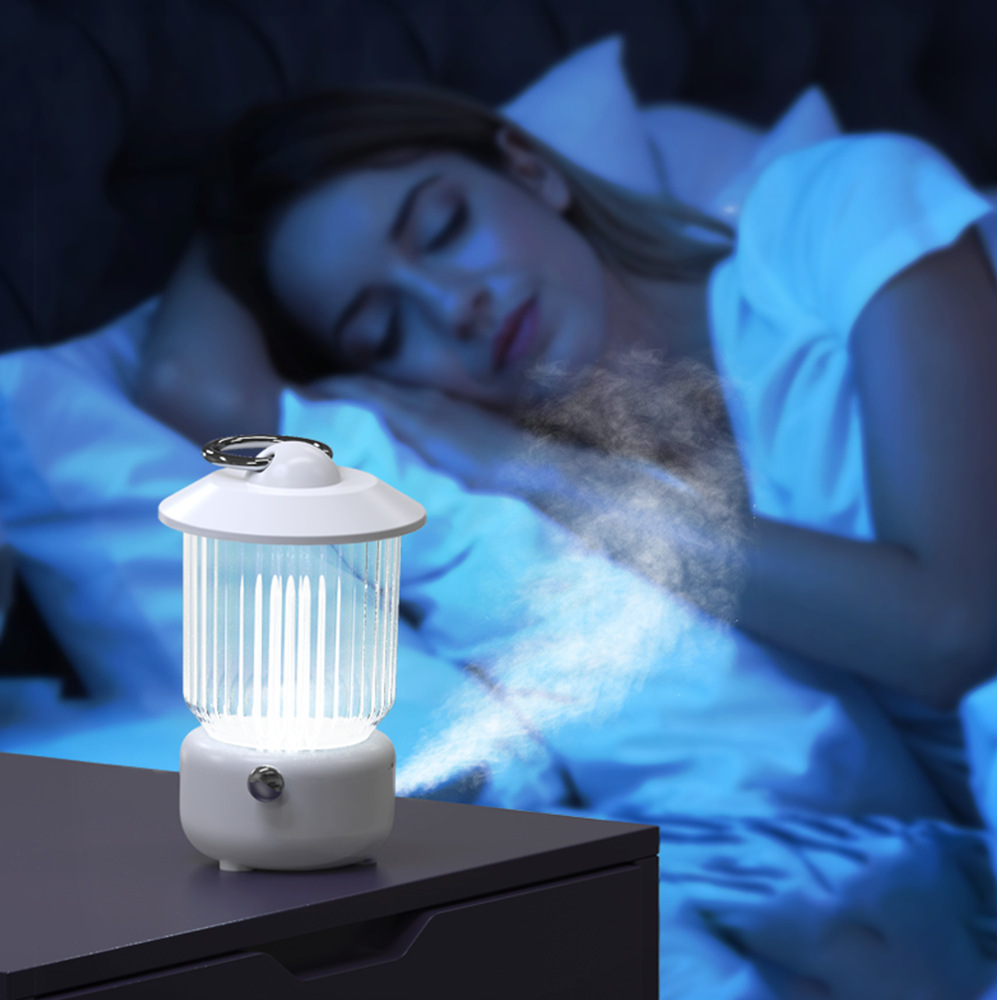 Portable Retro Kerosene Camping Lamp Mini Humidifier