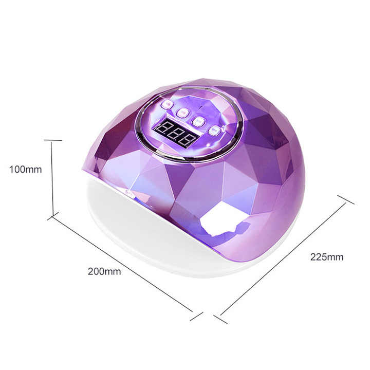 Portable 86W Gel Polish UV LED Nail Dryer Lamp Cordless