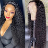 Water Wave 13*4 Lace Front Closure Brazilian Human Hair Wigs 