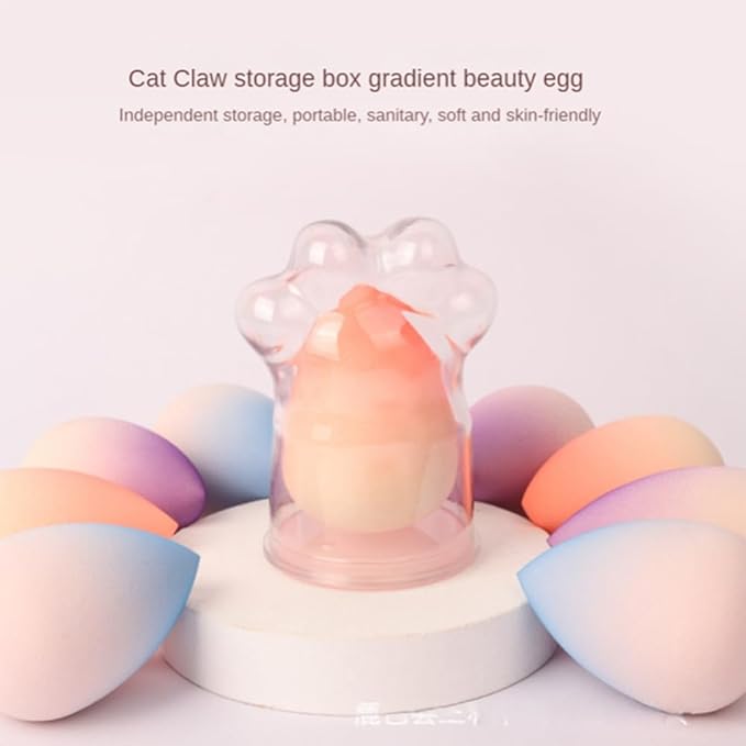 Wholesale Cat's Claw Shell Gradient Color Rt Beauty Egg