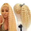 13X4 613 Blonde Lace Front Human Hair Wigs 