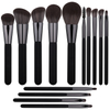 Wholesale 14 PCS Wooden Handle Synthetic Hair Cosmetic Brushes Set