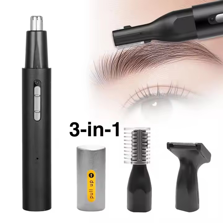 3 in 1 Electric Hair Remover Ear Nose Hair Trimmer for Men