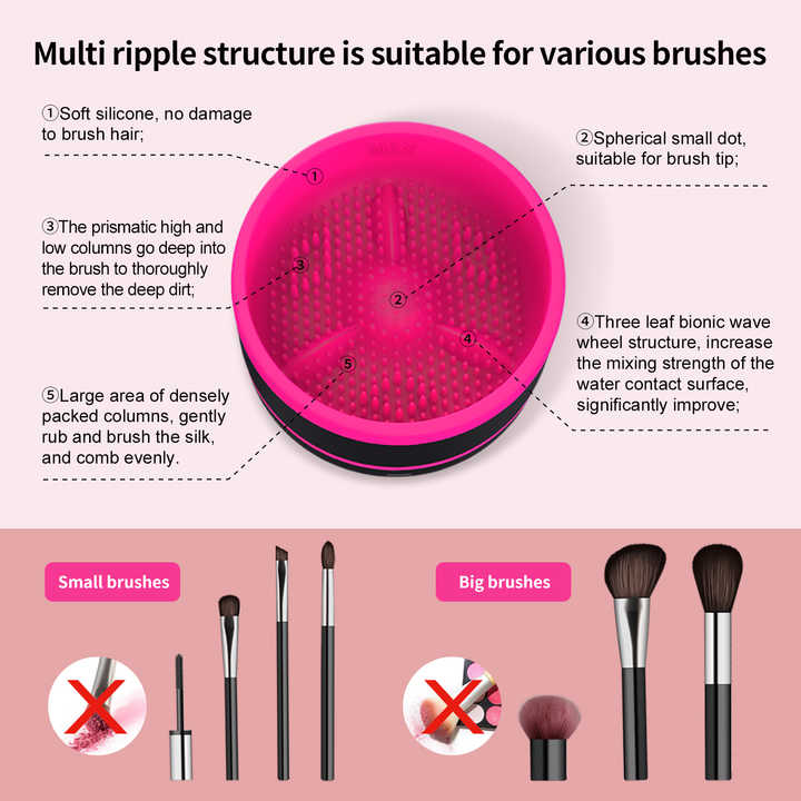 Best Portable Electric Makeup Brush Cleaner Machine