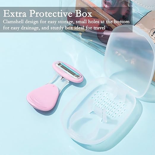 Mini Portable Travel Razor for Women's Body Hair Removal