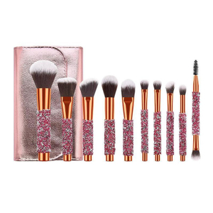 Wholesale Beauty Tools 10pcs Diamond Makeup Brushes Set