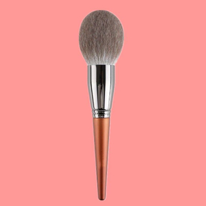 Synthetic Fiber Brown Foundation Brush Loose Powder Brush