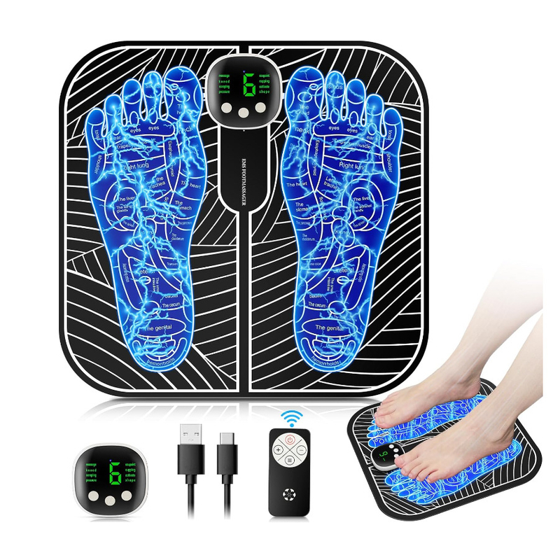 Wholesale USB Charging Electric EMS Pulse Foot Massager Mat