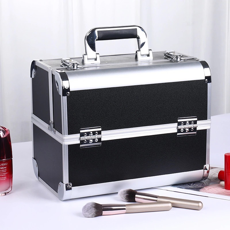 Wholesale Retail Aluminum Professional Cosmetic Case Nail Art Tool Box