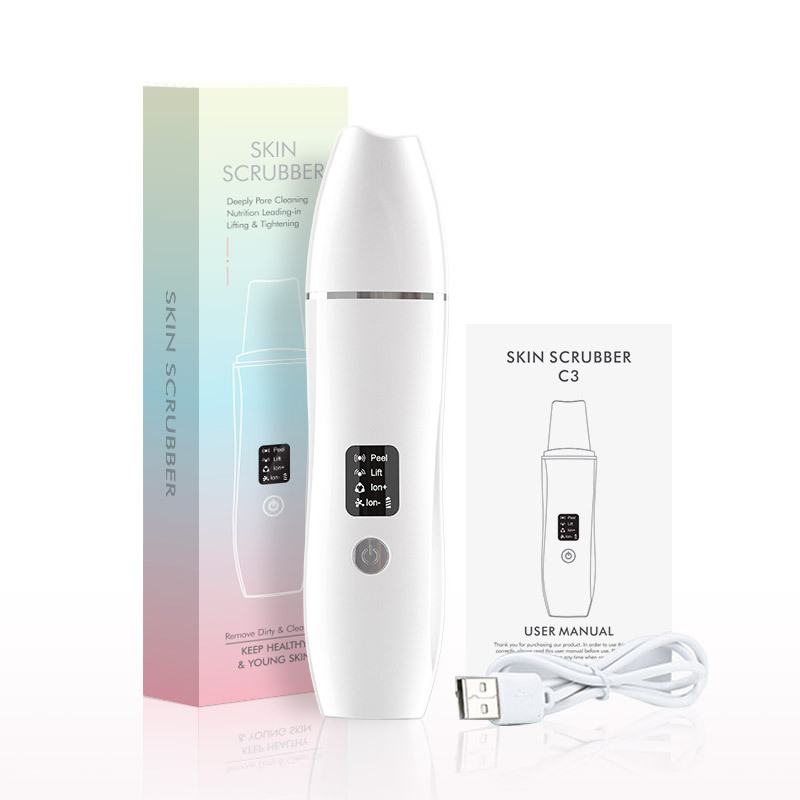 EMS Electric Ultrasonic Skin Face Scraper Pore Cleanser