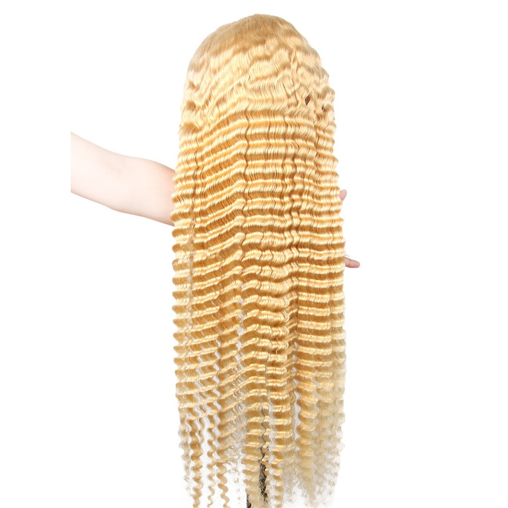 13X4 613 Blonde Lace Front Human Hair Wigs 